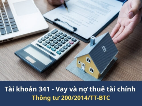 tk 341 1 497x373 - Tài khoản 341 - Vay và nợ thuê tài chính theo TT200