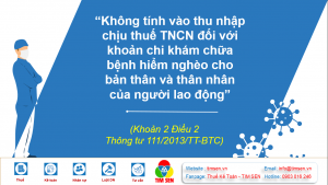 Thue TNCN khoan chi kham chua benh hiem ngheo 300x169 - THUẾ TNCN ĐỐI VỚI KHOẢN CHI KHÁM CHỮA BỆNH HIỂM NGHÈO CHO NGƯỜI LAO ĐỘNG