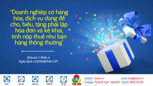 Lap hoa don hang hoa bieu tang 500x281 - LẬP HÓA ĐƠN ĐỐI VỚI HÀNG HÓA, DỊCH VỤ DÙNG ĐỂ CHO, BIẾU, TẶNG