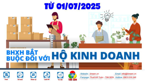 Chu HKD tham gia BHXH 500x281 - Chủ hộ kinh doanh tham gia Bảo hiểm xã hội bắt buộc từ 01/07/2025